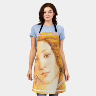 Botticelli Venus Pixel Art Apron