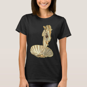 Botticelli Venus With Electric Guitar Rock Guitari T-Shirt