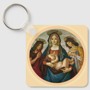 Botticelli's Madonna And Child Key Ring