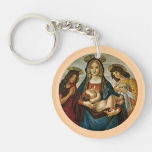 Botticelli's Madonna And Child Key Ring