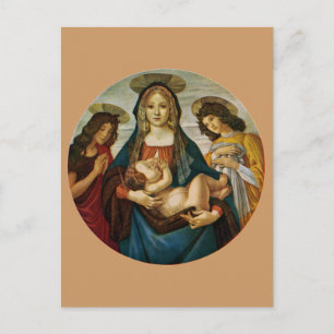 Botticelli's Madonna And Child Postcard