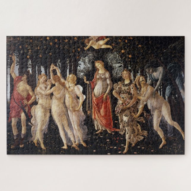 Botticelli's Primavera Italian Renaissance Jigsaw Puzzle (Horizontal)