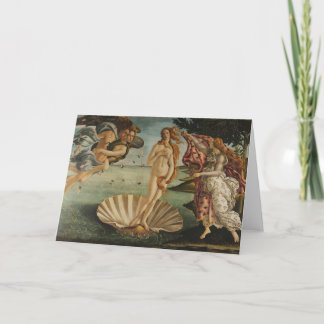 Botticelli's The Birth of Venus Card
