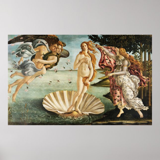 Botticelli's The Birth of Venus Poster (Front)