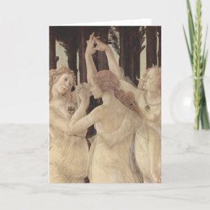 Botticelli's Three Graces Greeting Card