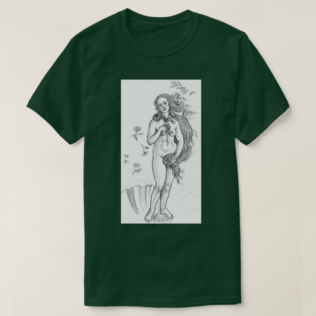 Botticellix27s Venus T-Shirt (Design Front)