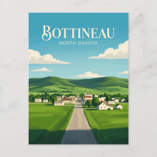 Bottineau USA Postcard