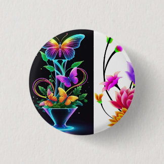 Bottle 3 Cm Round Badge