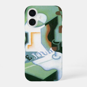 Bottle and Fruit Dish by Juan Gris, Vintage Cubism iPhone 16 Case