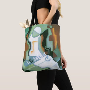 Bottle and Fruit Dish by Juan Gris, Vintage Cubism Tote Bag