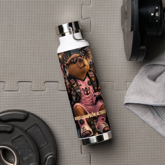 Bottle Capibara 10. Champion mode activated. (Gym (Rotated))