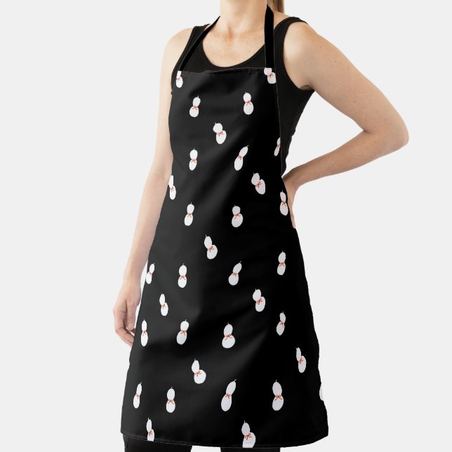 Bottle Gourd with Ribbon Pattern Apron (Insitu)