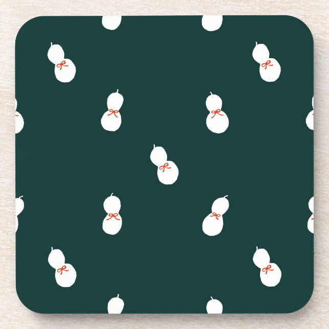 Bottle Gourd with Ribbon Pattern Coaster (Front)