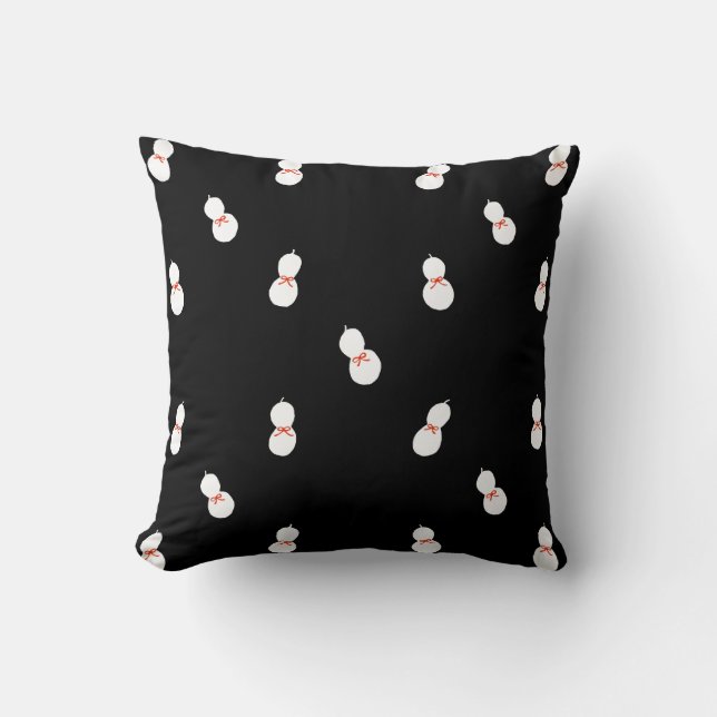 Bottle Gourd with Ribbon Pattern Cushion (Front)