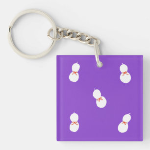 Bottle Gourd with Ribbon Pattern Key Ring
