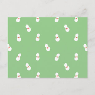 Bottle Gourd with Ribbon Pattern Postcard