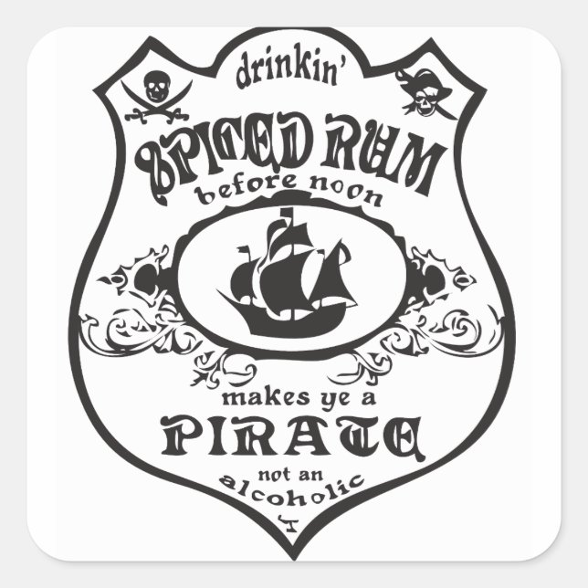 bottle label Pirata (Front)