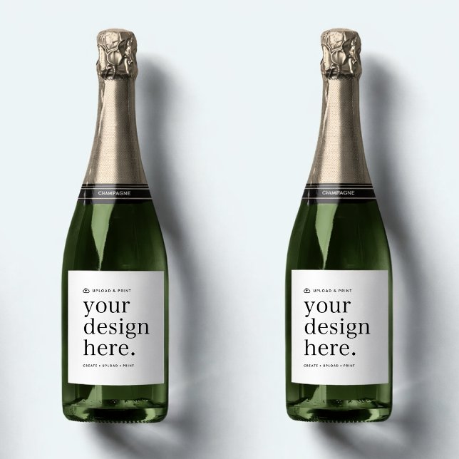 Bottle Label Your Design Upload (Versatile bottle label wraps for business, weddings, special occasion events & more!)