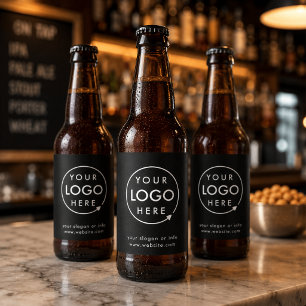 Bottle Labels Beer Logo Bar Branding Stickers