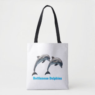 Bottle-nose-Dolphins for All-Over-Print Tote Bag