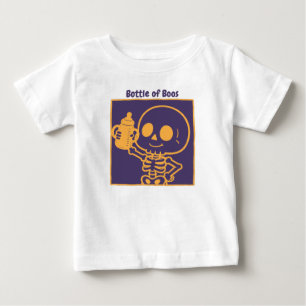 Bottle of Boos Cute Skeleton Baby Halloween T-Shirt