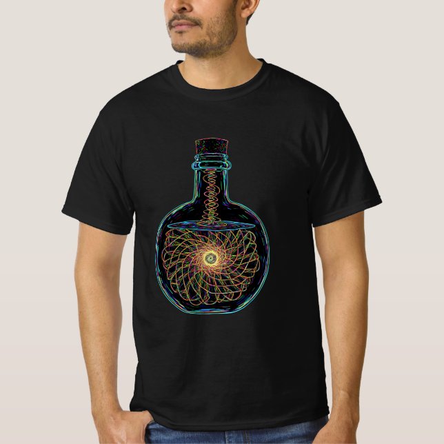 Bottle of Swirling Liquid T-Shirt (Front)