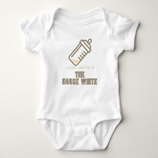 Bottle of the House White Baby Bodysuit
