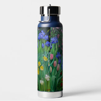 bottle of water with my private garden