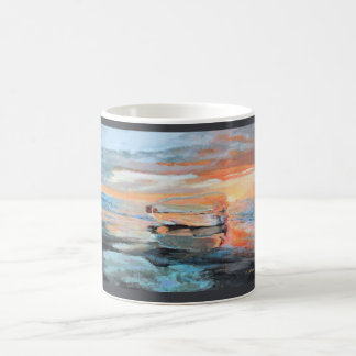 Bottle on the Beach Coffee Mug