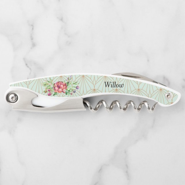 Bottle Opener for Bridesmaid Matches Wine Label (Front)