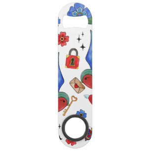 Bottle Opener Traditional Bird Tattoo Sparrow bird