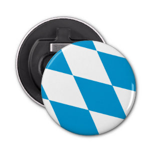 Bottle opener with Flag of Bavaria, Germany