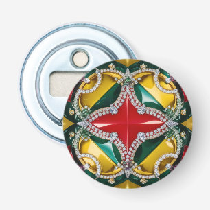 Bottle opener with Los Angeles Colours Design