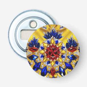 Bottle opener with Romanian Colours Design