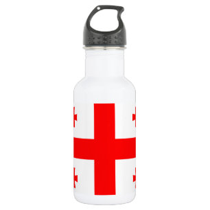 Bottle with flag of Georgia