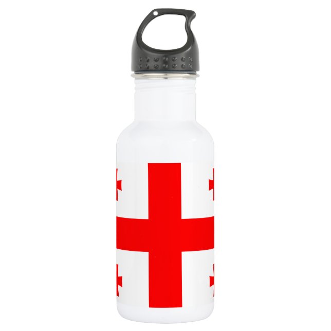  Bottle with flag of Georgia (Front)