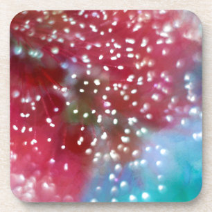 Bottlebrush Flower Abstract Coaster
