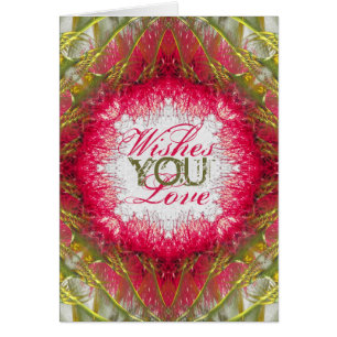 Bottlebrush Love Wishes Card
