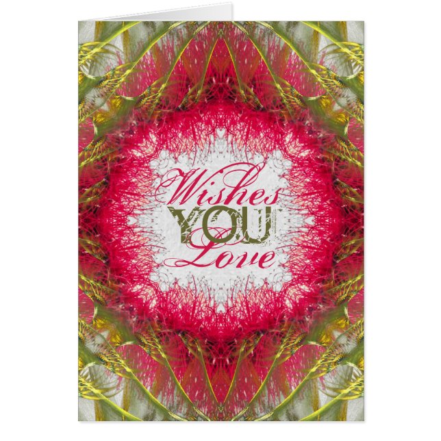 Bottlebrush Love Wishes Card (Front)