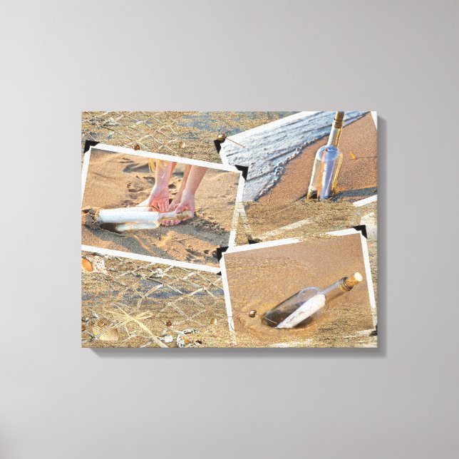 Bottled Messages Canvas Print (Front)