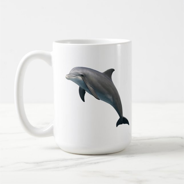 Bottlenose Bliss Coffee Mug (Left)