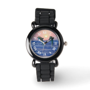 Bottlenose Dolphin at Sunrise Watch