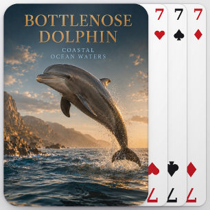 Bottlenose Dolphin Coastal Ocean ANIMALS Poker Playing Cards