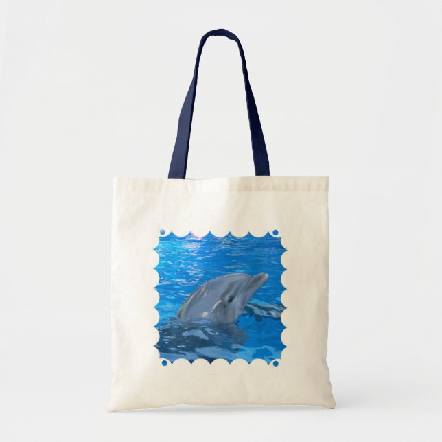 Bottlenose Dolphin Environmental Tote Bag (Front)