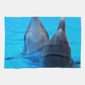 bottlenose dolphin fish marine ocean under water tea towel
