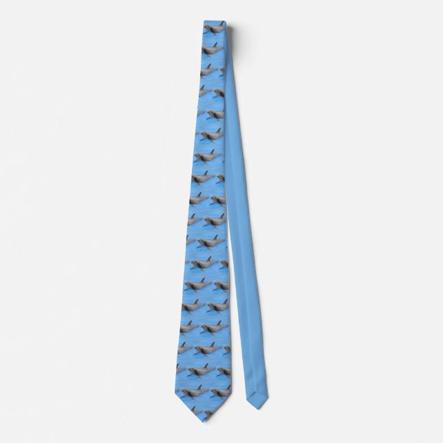 Bottlenose dolphin tie (Front)