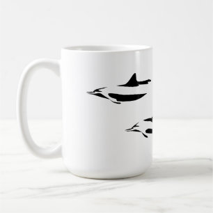 Bottlenose Dolphins (Ocean Silhouettes Collection) Coffee Mug