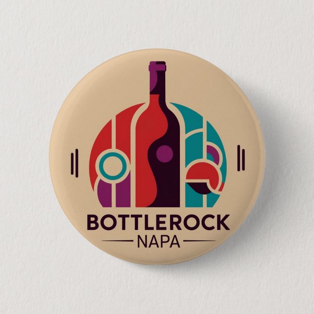 BottleRock Napa Valley Button | Festival-Inspired  (Front)