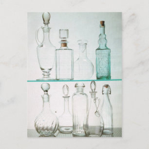 Bottles and decanters postcard