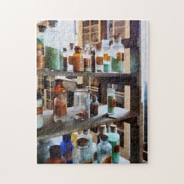 Bottles of Chemicals Jigsaw Puzzle (Vertical)